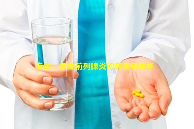 专家：急性前列腺炎的病因有哪些